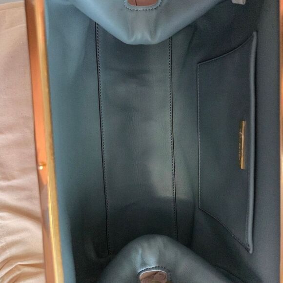 Tory Burch Cleo Leather Bag In Moose - Picture 11 of 15